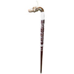 American Indian Folk Art Walking Stick