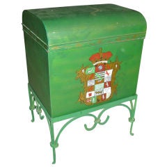 English Tole Box on Stand