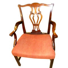 English Mahogany Armchair