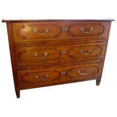 18th Century French Fruitwood Commode