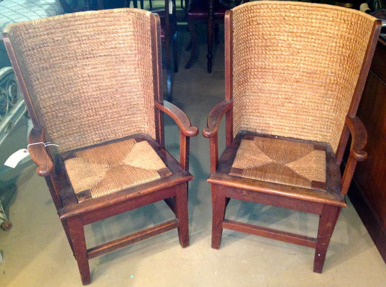 Other Pair of 19th Century Scottish Oakey Child's Armchairs