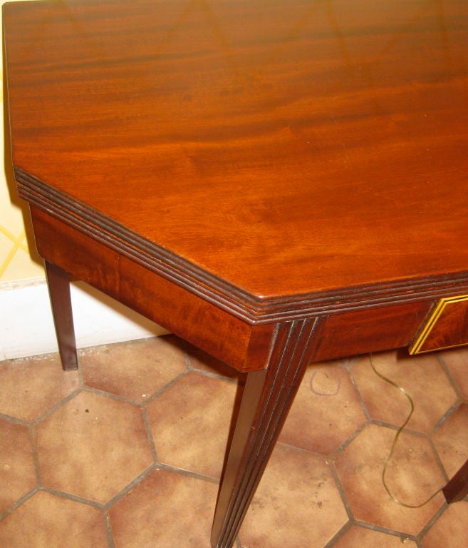 19th Century English Mahogany Card Table For Sale 1