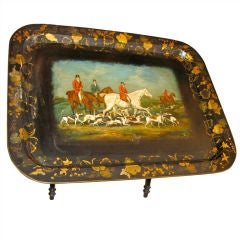English 19th Century Tray as a Table