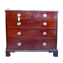 18th Century English Georgian Chippendale Mahogany Chest