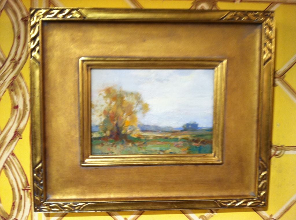 19th Century American Landscape Painting of Long Island by American Long Island Impressionist Walter Granville Smith