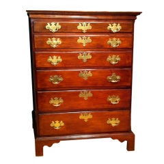 American 19th Century Federal High Chest
