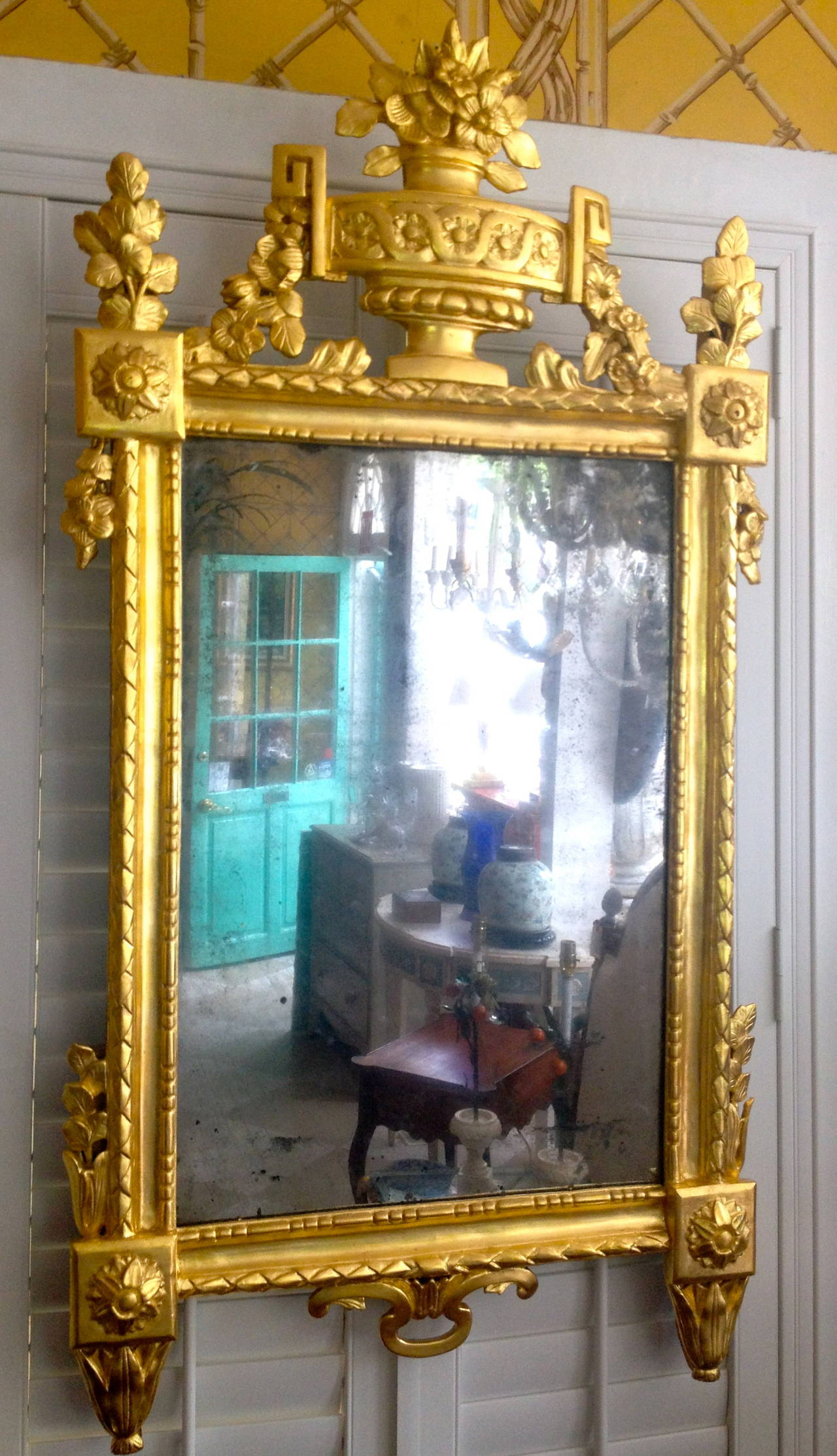 18th century French mirror.