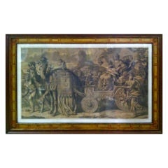 Antique Set of Six Large Classical Engravings
