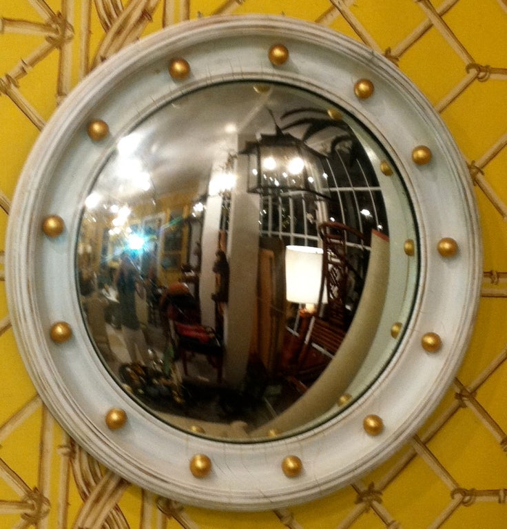 19th Century English Bullseye Mirror 2