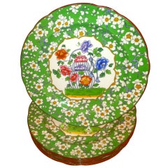 Set of 6 19th Century English Spode Plates