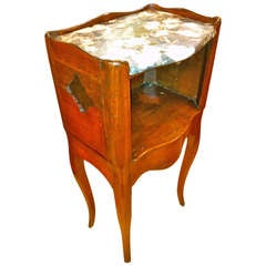 18th Century French Walnut End Table