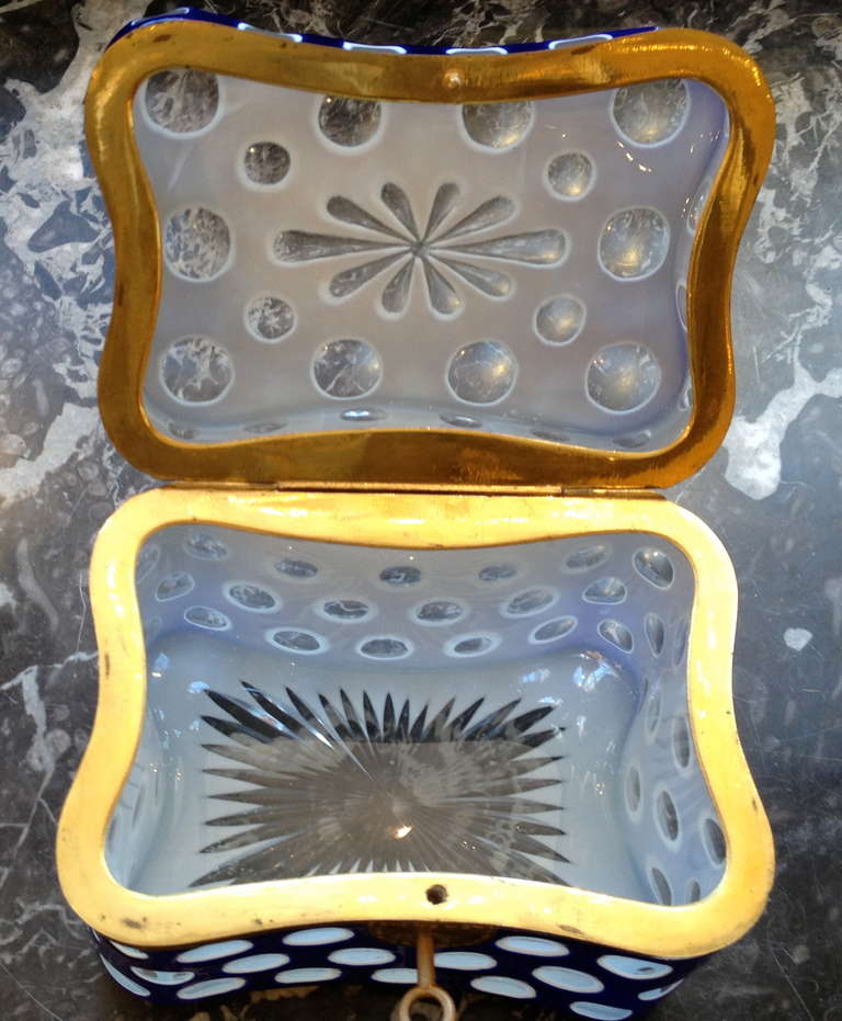 19th Century French Glass Box For Sale 1