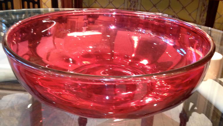 cranberry glass dishes