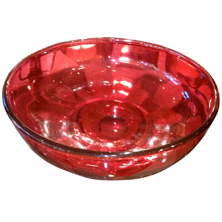 Cranberry Glass - 109 For Sale on 1stDibs | modern cranberry glass, cranberry  glass bowl, cranberry glass wine glasses