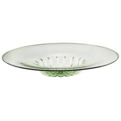 A Spectacular Green Glass Pauly & Co. Plate