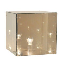 A Mirrored Glass Light Box