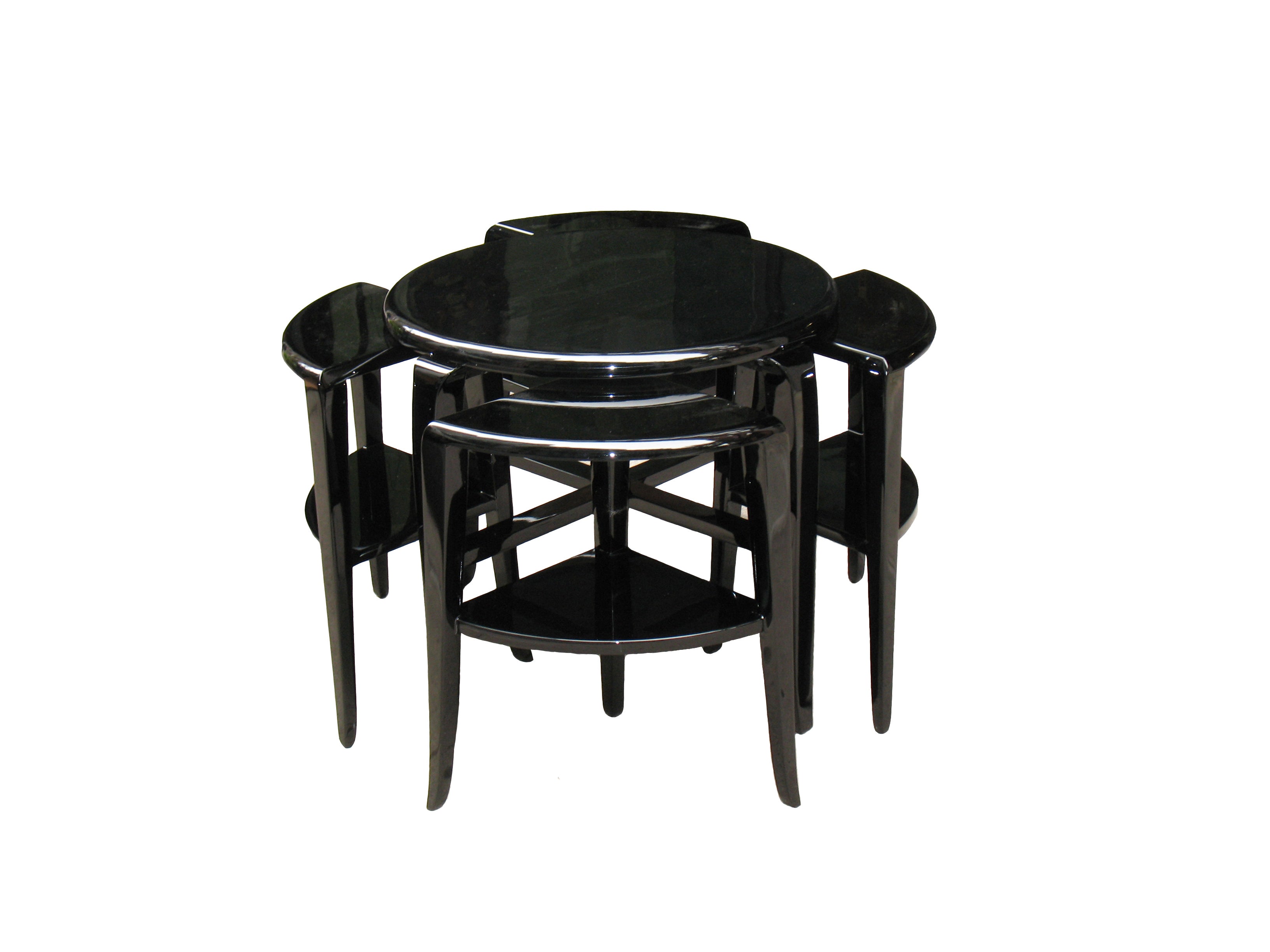 Rare French Art Deco Nest of Tables