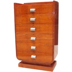 Rare Shaped High Quality French Art Deco Chest