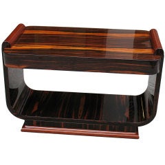 Extraordinary French Art Deco Sofa Table