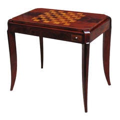 French Art Deco Games-table of Exceptional Quality