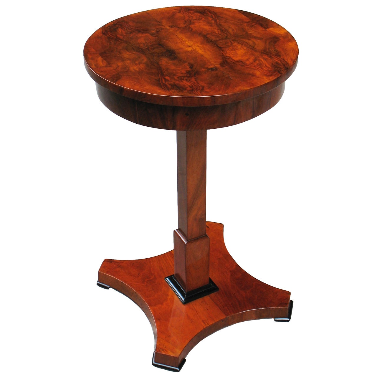 Uncommonly Designed German Biedermeier Side Table