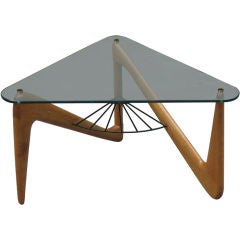 Important Art Moderne coffee table by Louis Sognot