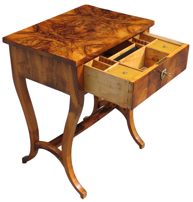 A Biedermeier Side Table of Extraordinary Quality