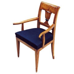 Charmingly Designed Biedermeier Armchair