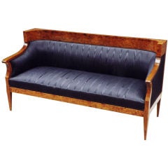 Antique Rare bergere-type Biedermeier sofa