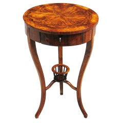 Antique A First-Rate Quality Biedermeier Side Table