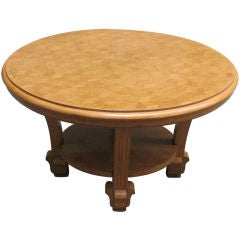 Large diameter French Art Deco cocktail table