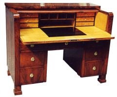 Exemplary Biedermeier Knee-Hole Desk