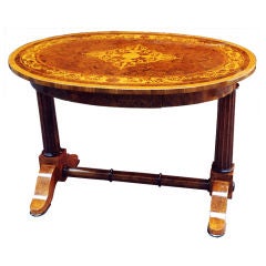 Unequalled Biedermeier Marquetry Table