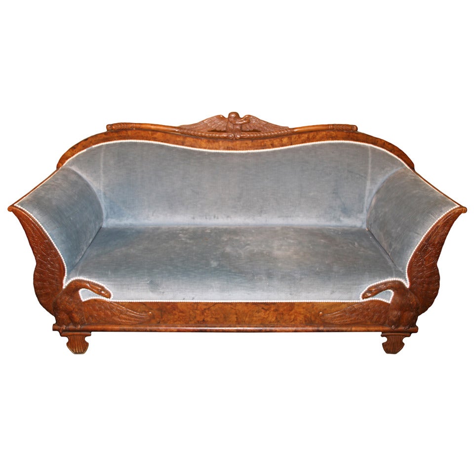 Important, Documented Biedermeier Sofa by Wilhelm Kimbel For Sale