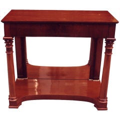 Biedermeier Console Table with Fine Detailing