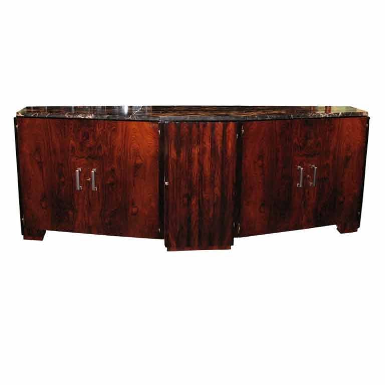 Oversize French Art Deco Buffet For Sale