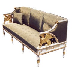 Rare late Gustavian Empire sofa