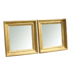 Rare pair of Exemplary Biedermeier Mirrors
