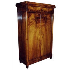 Antique Fine small Biedermeier armoire