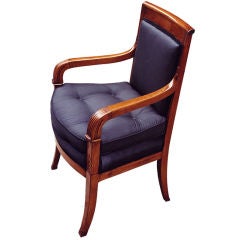 Fine French influenced Biedermeier arm chair
