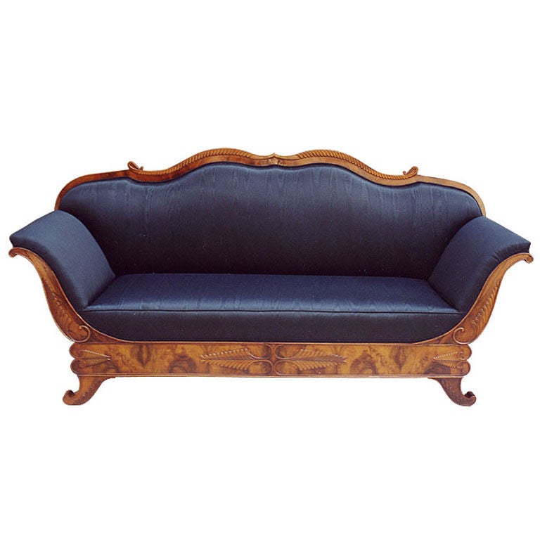 Exemplary South German Biedermeier Sofa For Sale