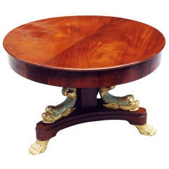 Magnificent Viennese Empire center table
