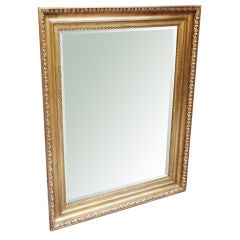 Exemplary Biedermeier Gilt Wood Mirror
