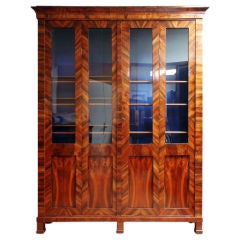 Oversized Biedermeier bookcase