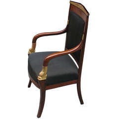 Exemplary French Empire Armchair