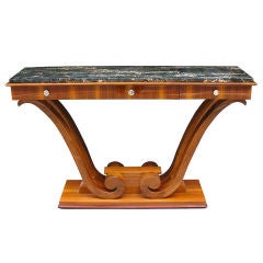 Unequalled  long and shallow Art Deco Console