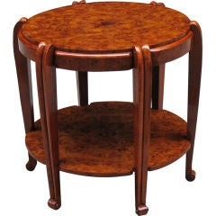 French Art Deco Side Table By Paul Follot