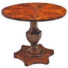 Small Biedermeier Center Table of Exceptional Quality