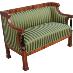 Comfortable, oustanding Viennese Biedermeier settee