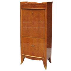 A Finely Detailed French Art Deco Bar Cabinet